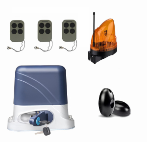 КОРН KSL-1300FULL-1K-T3 Автоматика для откатных ворот KSL-1300 FULL-1K-Т3, комплект: привод, 3 пульта, фотоэлементы, лампа