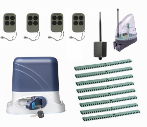 КОРН KSL-800KIT-L5K8-BT-T4 Автоматика для откатных ворот KSL-800 KIT-L5K8-BT-Т4, комплект: привод, 4 пульта, Bluetooth-модуль, лампа, 8 реек
