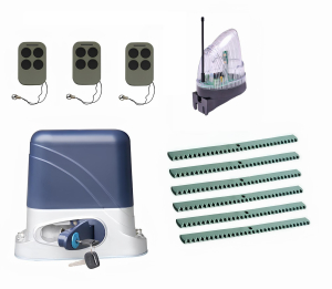 КОРН KSL-800KIT-L5K6-T3 Автоматика для откатных ворот KSL-800 KIT-L5K6-Т3, комплект: привод, 3 пульта, лампа, 6 реек