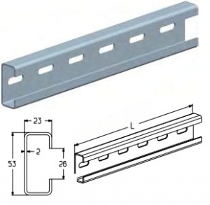 ALUTECH TB607-500 - 402610100 Кронштейн подвеа TB607-500 для подъёмных секционных ворот