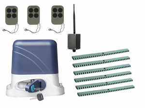 КОРН KSL-800KIT-KR6-BT-T3 Автоматика для откатных ворот KSL-800 KIT-KR6-BT-Т3, комплект: привод, 3 пульта, Bluetooth-модуль, 6 реек