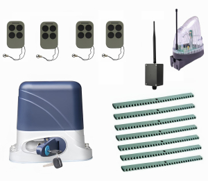 КОРН KSL-800KIT-L5K7-BT-T4 Автоматика для откатных ворот KSL-800 KIT-L5K7-BT-Т4, комплект: привод, 4 пульта, Bluetooth-модуль, лампа, 7 реек