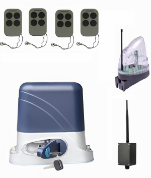 КОРН KSL-1300KIT-L5K-BT-T4 Автоматика для откатных ворот KSL-1300 KIT-L5K-BT-Т4, комплект: привод, 4 пульта, Bluetooth-модуль, лампа