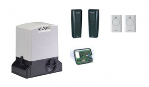 FAAC 741_kit Автоматика для откатных ворот FAAC 741, комплект: привод, фотоэлементы, пульт, радиоприёмник