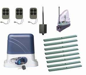 КОРН KSL-1300KIT-L5K8-BT-T3 Автоматика для откатных ворот KSL-1300 KIT-L5K8-BT-Т3, комплект: привод, 3 пульта, Bluetooth-модуль, лампа, 8 реек