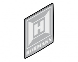HORMANN 3062274 Табличка с логотипом Hörmann (43 × 51,5 мм)