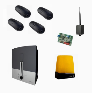 CAME BXL04AGS KIT-L-BT-T4 Автоматика для откатных ворот BXL04AGS KIT-L-BT-T4, комплект: привод, радиоприемник, 4 пульта, лампа, антенна, Bluetooth-модуль