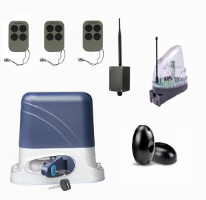 КОРН KSL-800FULL-5K-BT-T3 Автоматика для откатных ворот KSL-800 FULL-5K-BT-Т3, комплект: привод, 3 пульта, Bluetooth-модуль, фотоэлементы, лампа
