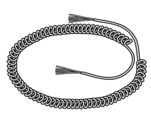 HORMANN 638183 Спиральный провод, 5-жильный (до 6 м)