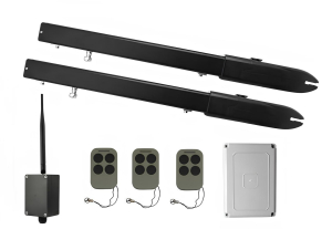 КОРН KSW-3000-T3-BT Автоматика для распашных ворот KSW-3000 T3-BT, комплект: 2 привода, блок управления, 3 пульта. Bluetooth-модуль