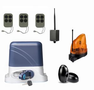 КОРН KSL-1300FULL-1K-BT-T3 Автоматика для откатных ворот KSL-1300 FULL-1K-BT-Т3, комплект: привод, 3 пульта, Bluetooth-модуль, фотоэлементы, лампа