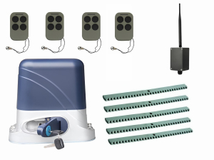 КОРН KSL-1300KIT-KR5-BT-T4 Автоматика для откатных ворот KSL-1300 KIT-KR5-BT-Т4, комплект: привод, 4 пульта, Bluetooth-модуль, 5 реек