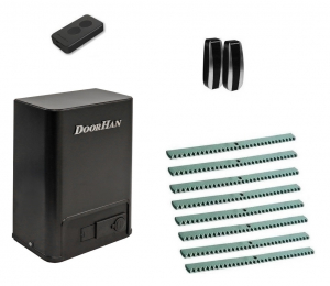 DOORHAN SL-800PROKIT-F8-T1 Автоматика для откатных ворот DOORHAN SLIDING-800PROKIT-F8-T1, комплект: привод, пульт, фотоэлементы, 8 реек