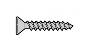 HORMANN 3040064 Шуруп для ДСП, оцинкованный (5 × 25)