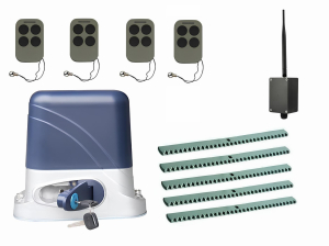 КОРН KSL-800KIT-KR5-BT-T4 Автоматика для откатных ворот KSL-800 KIT-KR5-BT-Т4, комплект: привод, 4 пульта, Bluetooth-модуль, 5 реек