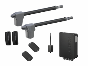 AN-MOTORS ATW-400KIT3-BT Автоматика для распашных ворот ATW-400KIT3-BT, комплект: 2 привода, блок управления, 2 пульта,фотоэлементы, Bluetooth-модуль