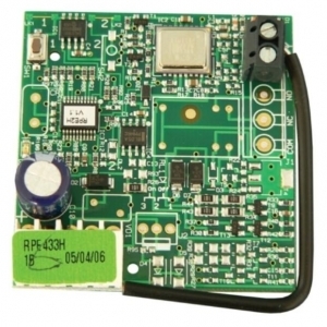 FAAC 787742 Радиоприемник RP 433 МГц  встраиваемый 2-канальный для пультов с кодировкой RC