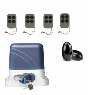 КОРН KSL-800KIT-FK-T4 Автоматика для откатных ворот KSL-800 KIT-FK-Т4, комплект: привод, 4 пульта, фотоэлементы