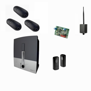 CAME BXL04AGS KIT-F-BT-T3 Автоматика для откатных ворот BXL04AGS KIT-F-BT-Т3, комплект: привод, радиоприемник, 3 пульта, фотоэлементы, Bluetooth-модуль