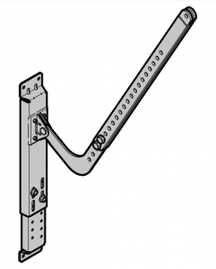 HORMANN 638213 Монтажная консоль ITO 400 (короткая, 375 мм – 580 мм)