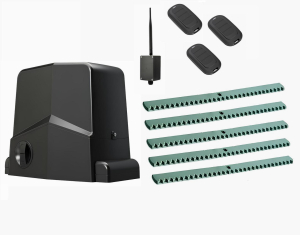 AN-MOTORS ARW-1000MKIT-KR5-BT-T3 Автоматика для откатных ворот ARW-1000MKIT KR5-BT-Т3, комплект: привод, 3 пульта, 5 реек, Bluetooth-модуль