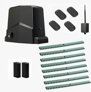 AN-MOTORS ARW-600MKIT-FA8-BT-T4 Автоматика для откатных ворот ARW-600MKIT FA8-BT-T4, комплект: привод, фотоэлементы, 4 пульта, 8 реек, Bluetooth-модуль