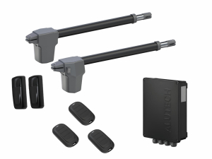 AN-MOTORS ATW-400KIT3-Т3 Автоматика для распашных ворот ATW-400KIT3-Т3, комплект: 2 привода, блок управления, 3 пульта, фотоэлементы