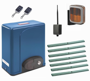 R-TECH SL600KCEKIT-LA7-BT Автоматика для откатных ворот SL600AC.M KIT-LA7-BT, комплект: привод, 2 пульта, Bluetooth-модуль, лампа, 7 реек