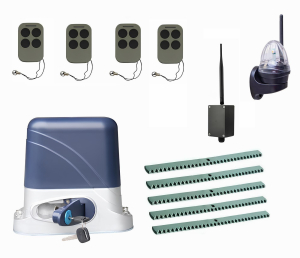 КОРН KSL-800KIT-L4K5-BT-T4 Автоматика для откатных ворот KSL-800 KIT-L4K5-BT-Т4, комплект: привод, 4 пульта, Bluetooth-модуль, лампа, 5 реек
