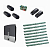 CAME BXL04AGS KIT8-FK-T3 Автоматика для откатных ворот BXL04AGS KIT8-FK-Т3, комплект: привод, радиоприемник, 3 пульта, фотоэлементы, 8 реек
