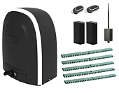 Автоматика для откатных ворот ALUTECH RTO-1000MKIT-F5-BT, комплект: привод, фотоэлементы, 2 пульта, Bluetooth-модуль, 5 реек