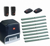 Автоматика для откатных ворот BFT ARES BT A 1000-F8, комплект: привод, фотоэлементы, 2 пульта, 8 реек