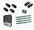 CAME BXL04AGS KIT4-FK-T4 Автоматика для откатных ворот BXL04AGS KIT4-FK-T4, комплект: привод, радиоприемник, 4 пульта, фотоэлементы, 4 рейки