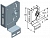ALUTECH TBI510MR - 403423000 Кронштейн боковой правый для подъёмных секционных ворот
