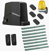 Автоматика для откатных ворот ARW-1000MKIT FULL8-T4, комплект: привод, 4 пульта, лампа, фотоэлементы, 8 реек