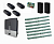 CAME BXL04AGS KIT7-FA-T4 Автоматика для откатных ворот BXL04AGS KIT7-FA-T4, комплект: привод, радиоприемник, 4 пульта, фотоэлементы, 7 реек