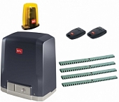 Автоматика для откатных ворот BFT DEIMOS BT A400-L4, комплект: привод, лампа, 2 пульта, 4 рейки