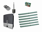 Автоматика для откатных ворот CAME BXL04AGS KIT-KR6-T1-BT, комплект: привод, радиоприемник, пульт, 6 реек, Bluetooth-модуль