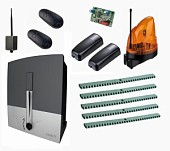 Автоматика для откатных ворот BXL04AGS FULL5-K2-BT, комплект: привод, радиоприемник, 2 пульта, фотоэлементы, лампа, 5 реек, Bluetooth-модуль