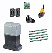 Автоматика для откатных ворот FAAC 844ERKIT FULL5-К, комплект: привод, радиоприемник, 2 пульта, фотоэлементы, лампа, 5 реек