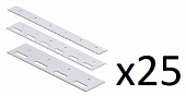 Пластина (400 мм) для полосовой ПВХ завесы (25 шт)