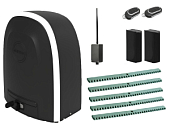 Автоматика для откатных ворот ALUTECH RTO-500MKIT-F5-BT, комплект: привод, фотоэлементы, 2 пульта, Bluetooth-модуль, 5 реек 