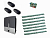 CAME BXL04AGS KIT-KR7-T3 Автоматика для откатных ворот BXL04AGS KIT-KR7-Т3, комплект: привод, радиоприемник, 3 пульта, 7 реек