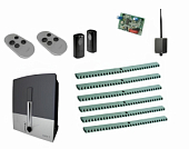 Автоматика для откатных ворот CAME BXL04AGS KIT6-F-BT, комплект: привод, радиоприемник, 2 пульта, фотоэлементы, 6 реек, Bluetooth-модуль