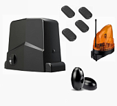 Автоматика для откатных ворот ARW-600MKIT FULL-1K-T4, комплект: привод, 4 пульта, лампа, фотоэлементы