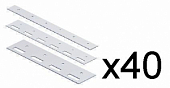 Пластина (400 мм) для полосовой ПВХ завесы (40 шт)