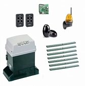 Автоматика для откатных ворот FAAC 746KIT FULL7-К, комплект: привод, радиоприемник, 2 пульта, фотоэлементы, лампа, 7 реек
