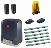 Автоматика для откатных ворот BFT DEIMOS BT A600-KIT6, комплект: привод, фотоэлементы, лампа, 2 пульта, 6 реек