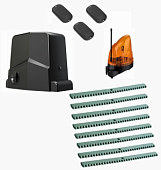 Автоматика для откатных ворот ARW-1000MKIT 1LK8-Т3, комплект: привод, сигнальная лампа, 3 пульта, 8 реек