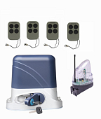 Автоматика для откатных ворот KSL-800 KIT-L5K-Т4, комплект: привод, 4 пульта, лампа